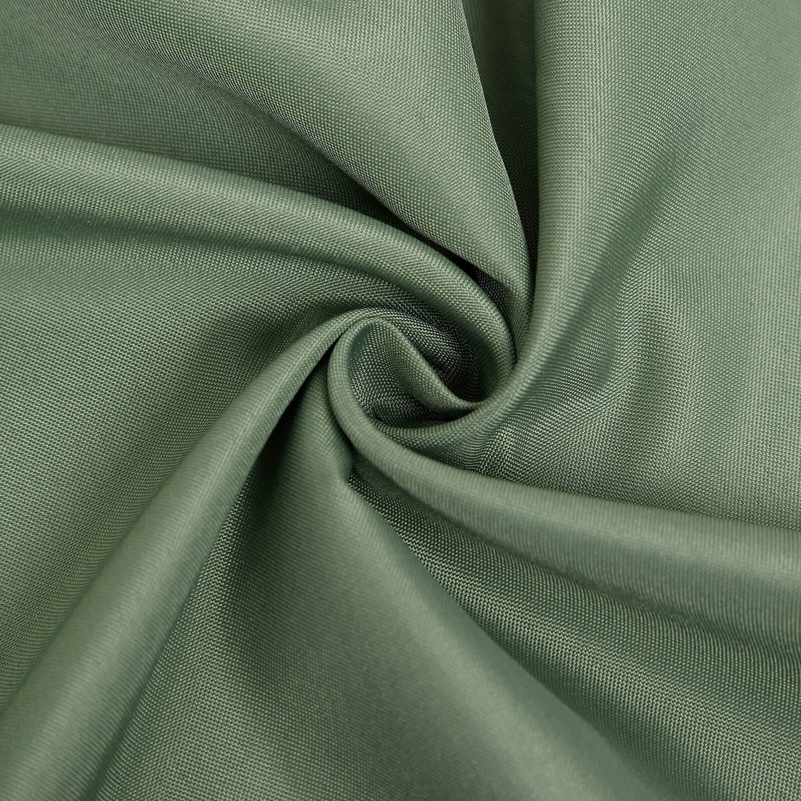 10 Pack Polyester Chair Covers for Folding Chairs Dusty Sage Green - Wrinkle-Free Stain-Resistant Slip-On Slipcovers