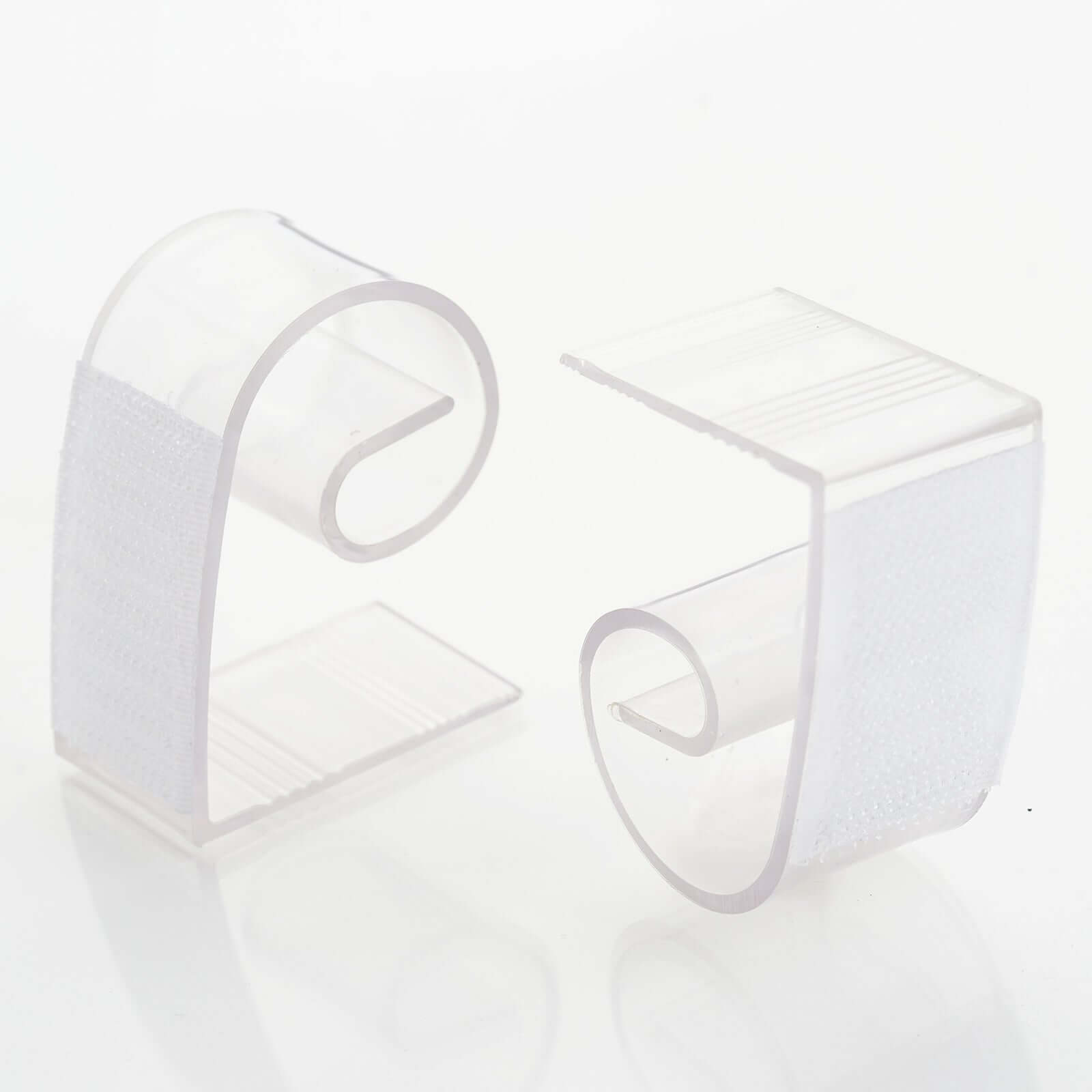 12Pcs 1.2" Adjustable Large Plastic Table Skirt Clips