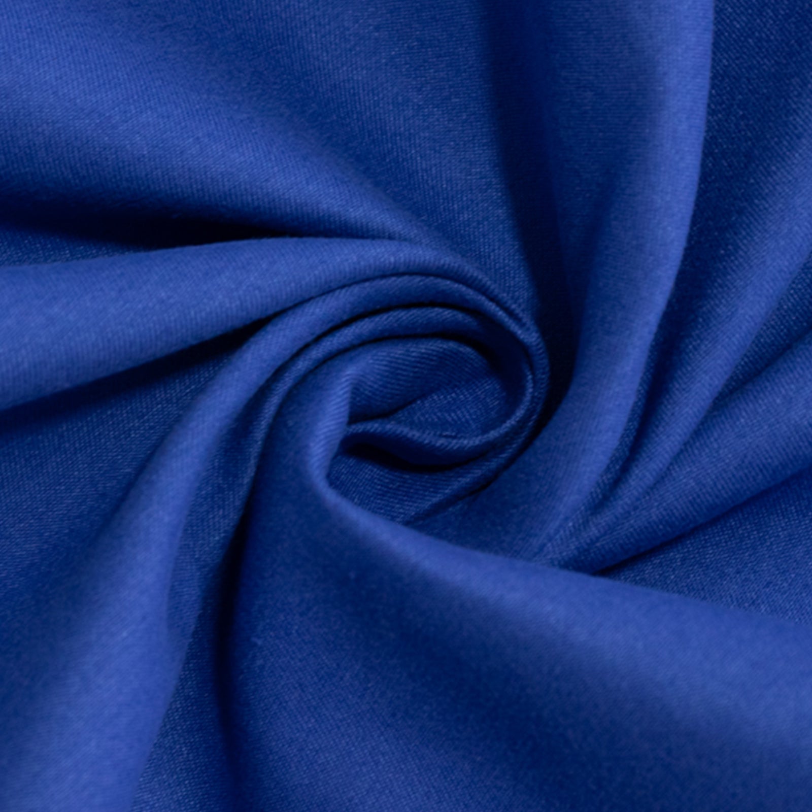 Cotton Blend 120" Round Tablecloth Royal Blue - Seamless Wrinkle-Resistant Table Cover