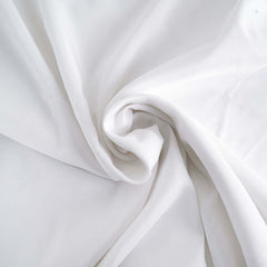 Polyester 54"x54" Table Overlay Square Tablecloth White - Wrinkle-Resistant & Durable Table Cover for Events