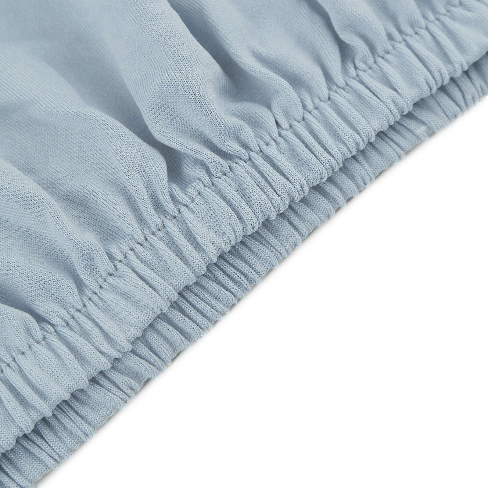 Set of 5 Dusty Blue Spandex Cylinder Pedestal Stand Covers, Stretchable Pillar Prop Covers - 160 GSM