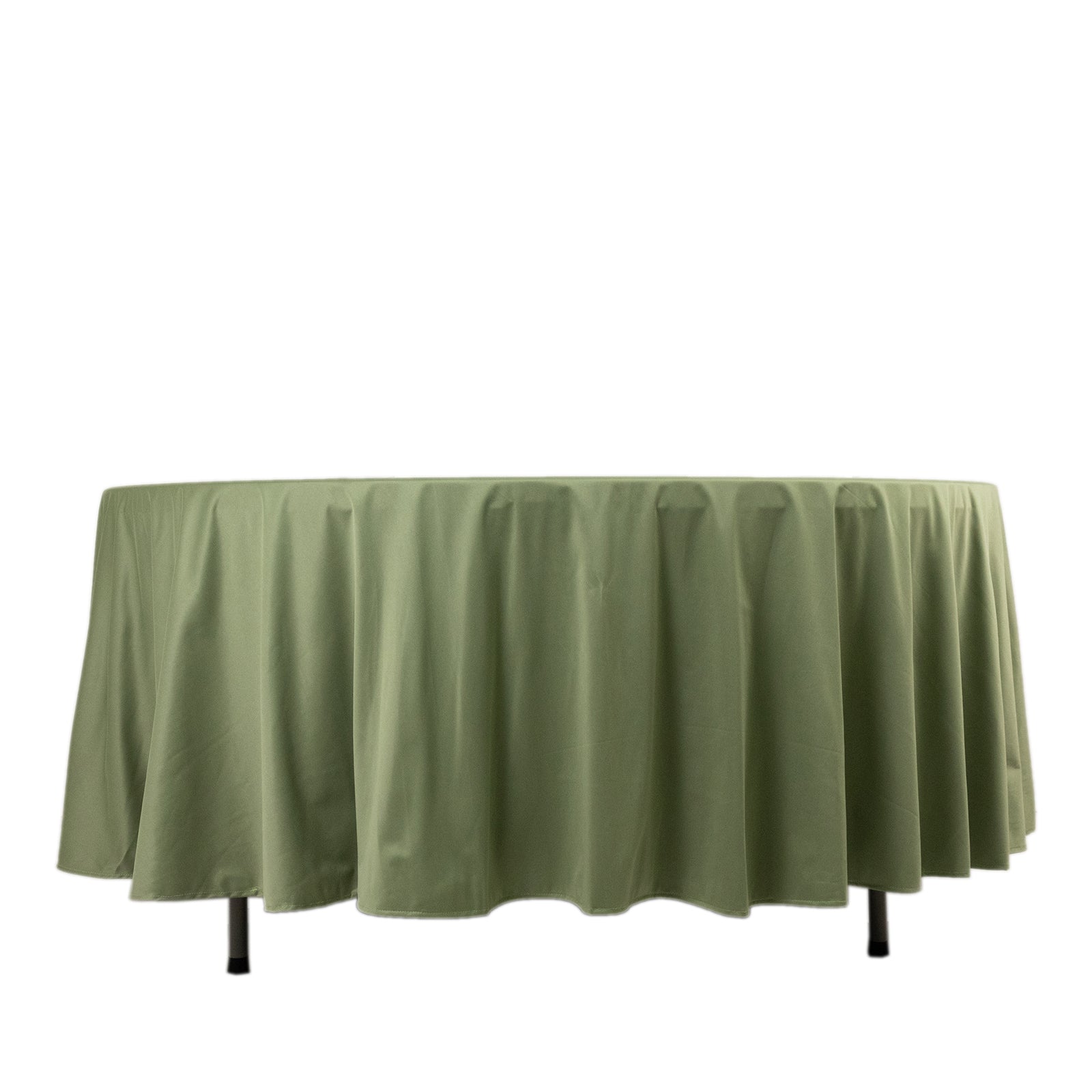 Scuba Round 108" Tablecloth Dusty Sage Green - Wrinkle Free & Stain Resistant Table Cover