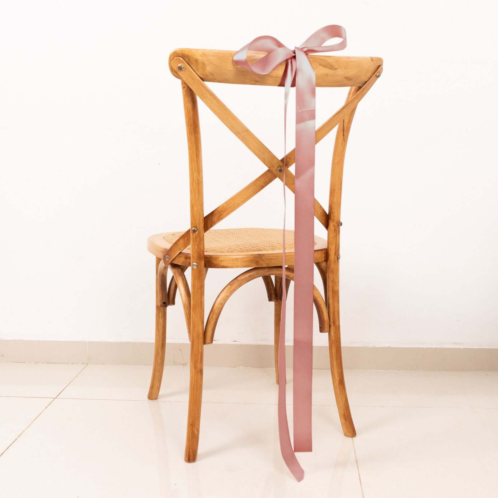 50 Yards 1.5" Dusty Rose Single Face Decorative Satin Ribbon