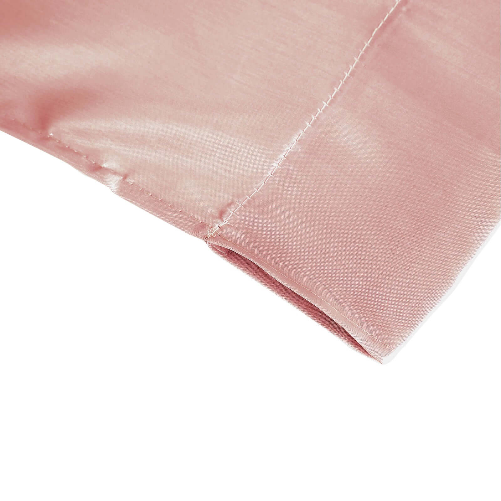 8ftx10ft Dusty Rose Satin Event Curtain Drapes, Backdrop Event Panel