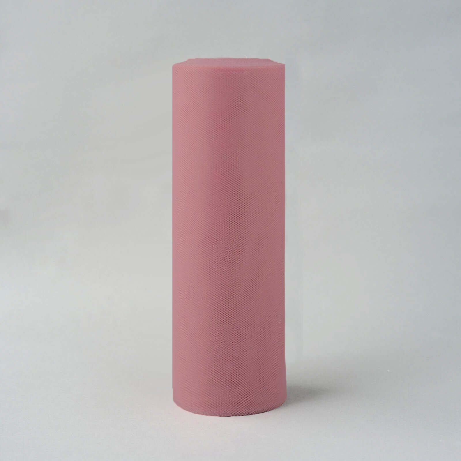 12"x100 Yards Dusty Rose Tulle Fabric Bolt, Sheer Fabric Spool Roll For Crafts