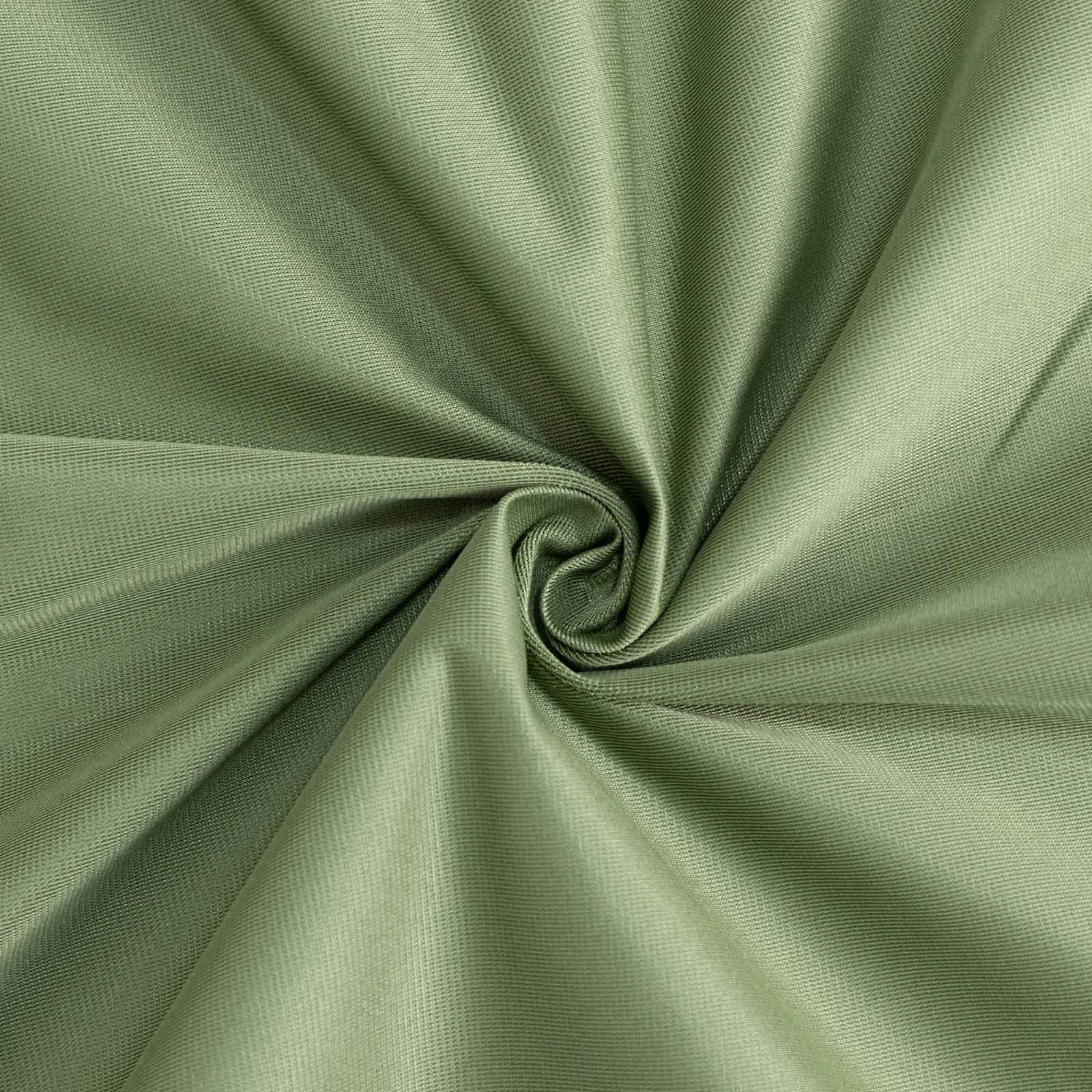 Scuba Rectangular 90"x132" Tablecloth Dusty Sage Green - Wrinkle Free, Stain Resistant & Seamless Table Cover