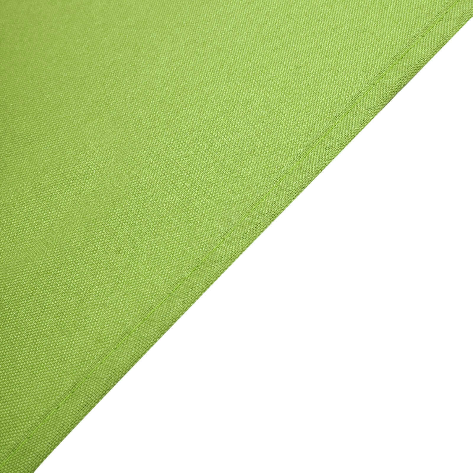 Polyester 90"x132" Rectangle Tablecloth Apple Green - Seamless Wrinkle-Resistant Table Cover