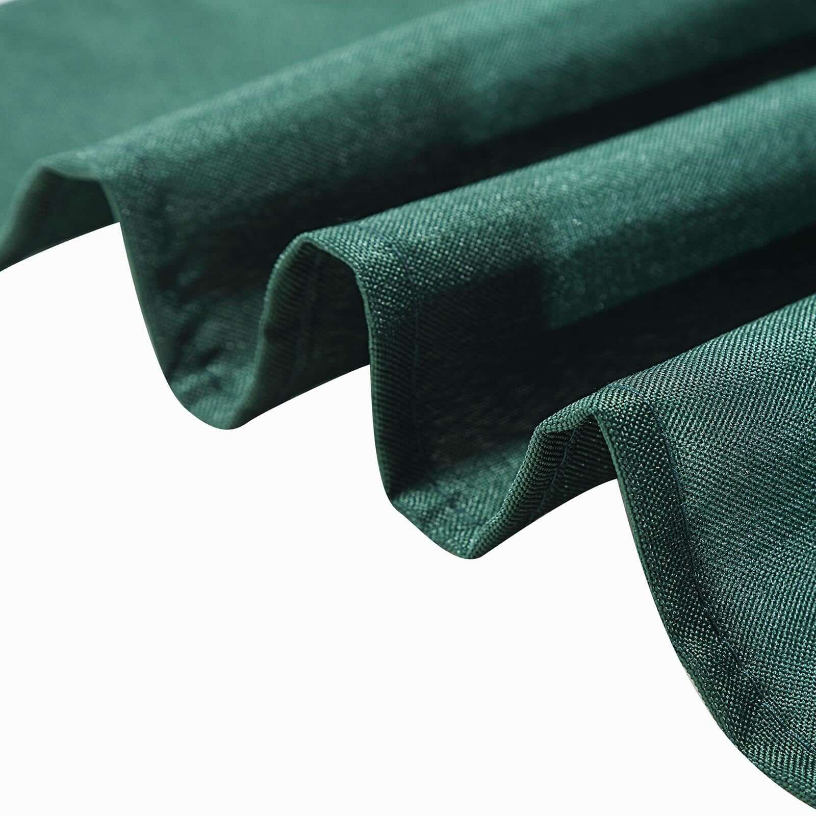 Polyester Square 70"x70" Tablecloth Hunter Emerald Green - Wrinkle-Resistant & Durable Table Cover