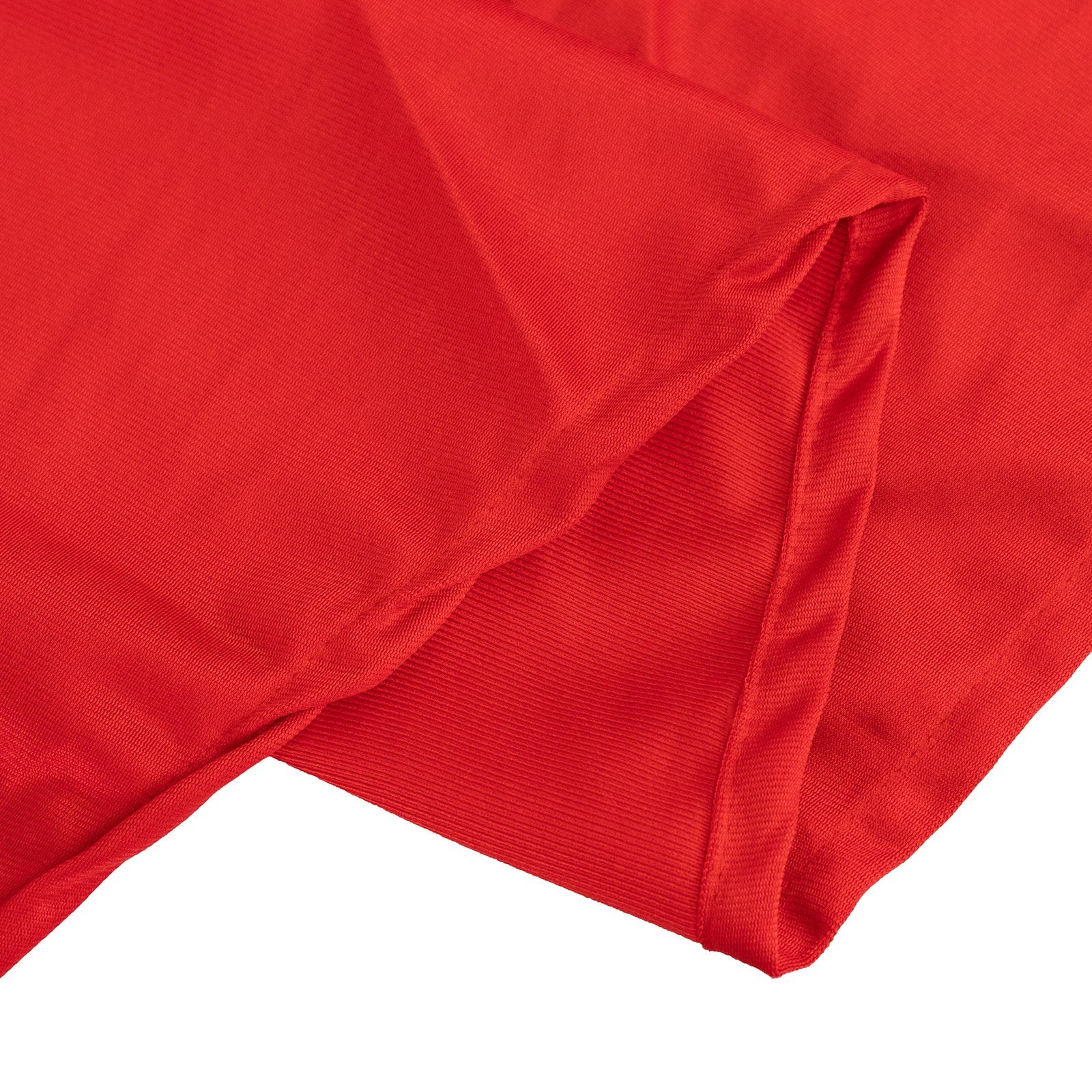 Scuba Round 108" Tablecloth Red - Wrinkle Free & Stain Resistant Table Cover