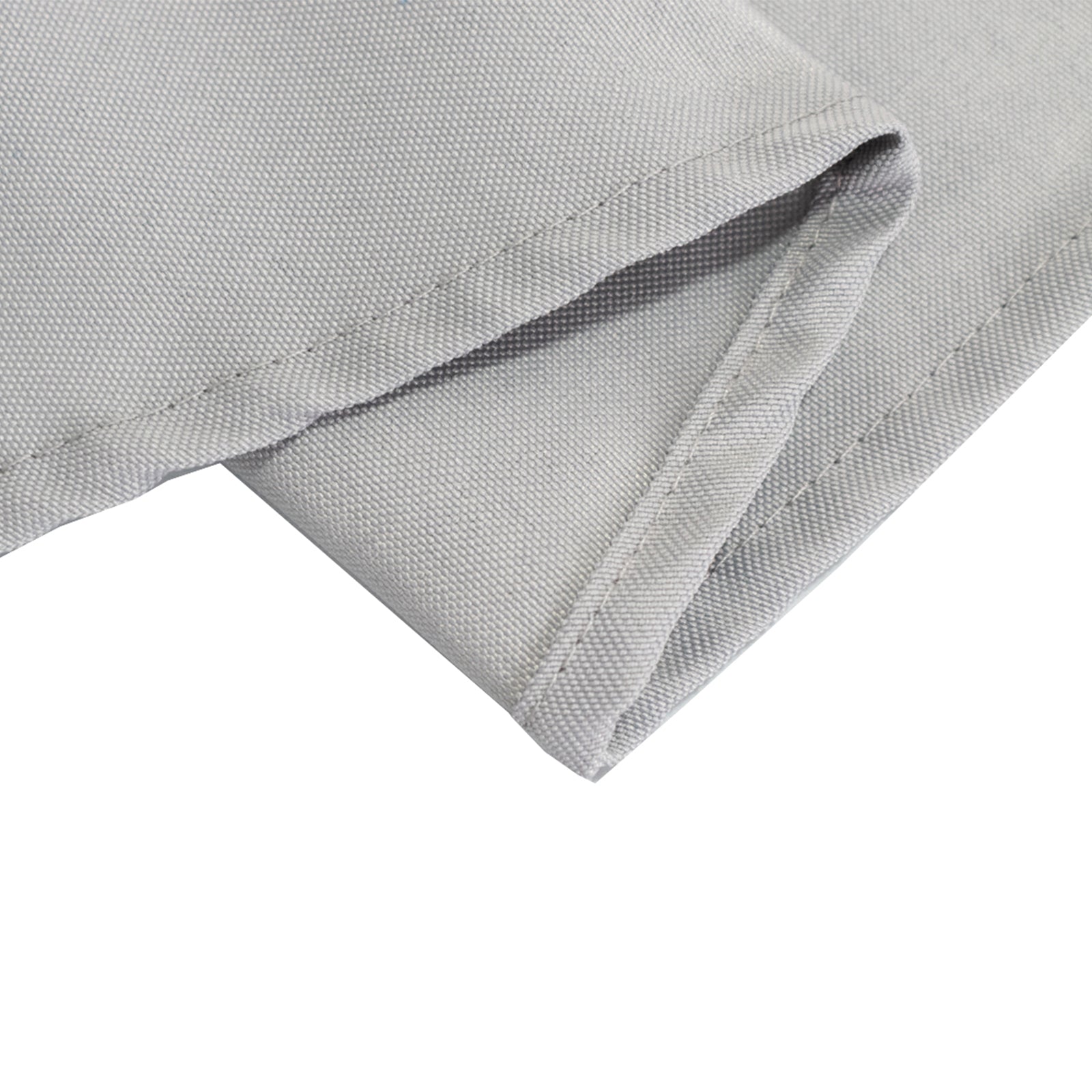 Premium Polyester 108" Round Tablecloth Silver - Wrinkle-Resistant 220GSM Table Cover