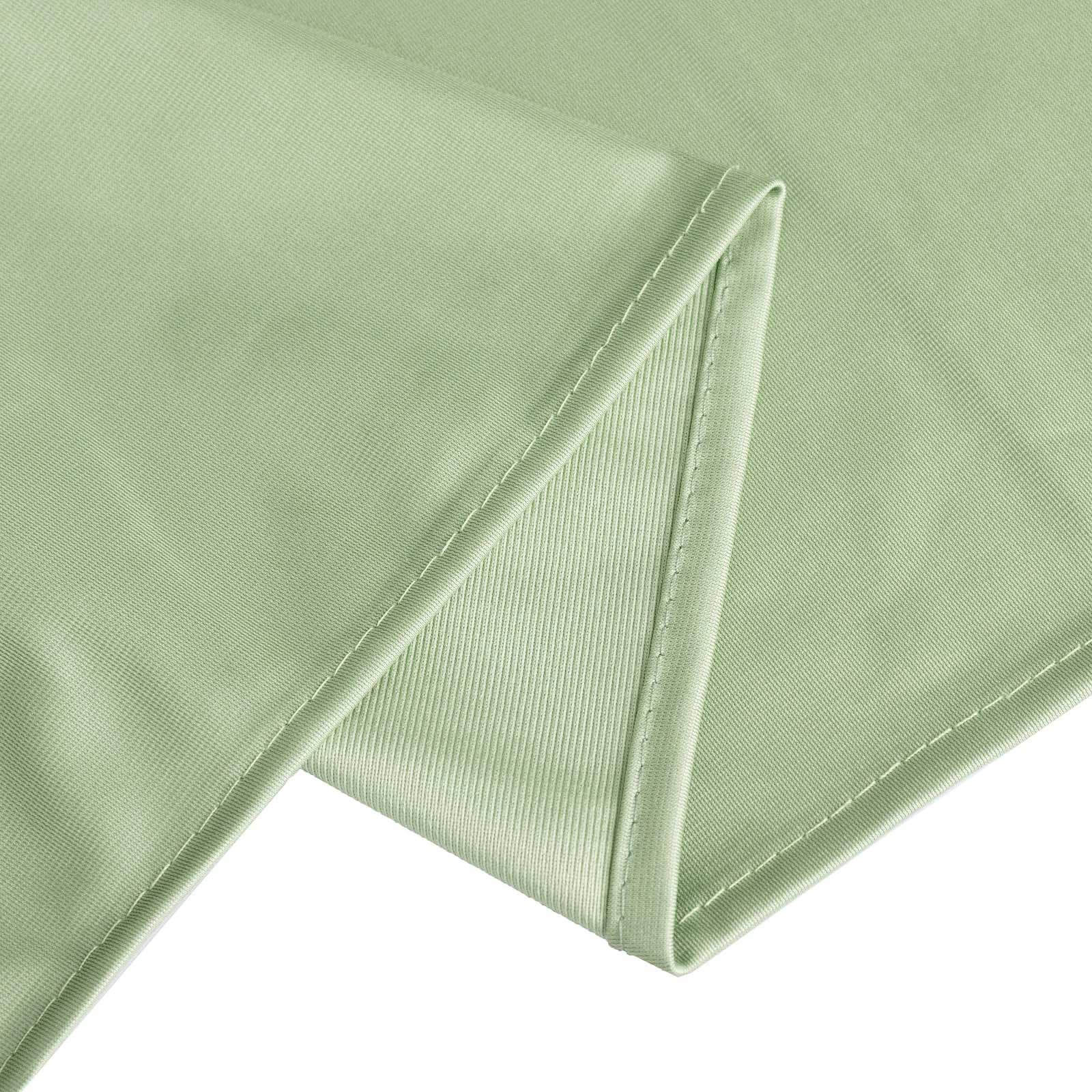 Scuba Rectangular 60"x102" Tablecloth Sage Green - Wrinkle Free & Stain Resistant Table Cover