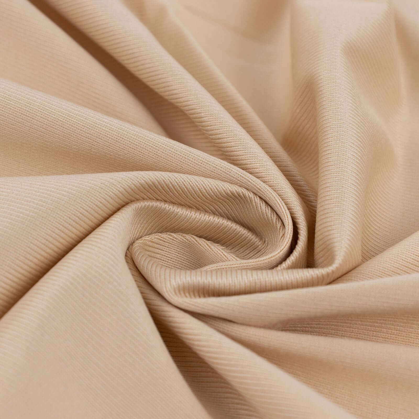 Beige Scuba Polyester Fabric Roll, Wrinkle Free DIY Craft Fabric Bolt- 60"x10 Yards