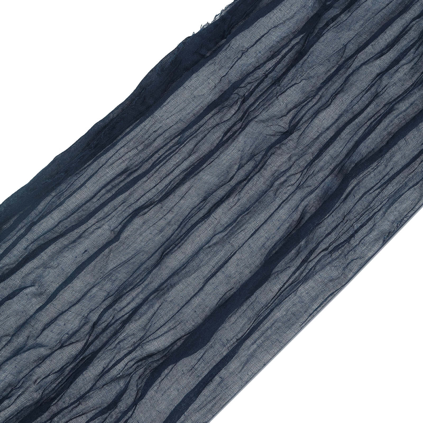 5 Pack Cheesecloth Gauze 16"x88" Chair Sashes Navy Blue - Boho Chair Decorations