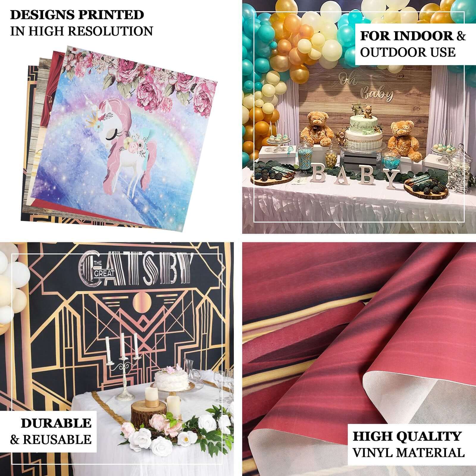 8ftx8ft Greenery Grass and Vines Print Vinyl Photo Shoot Backdrop