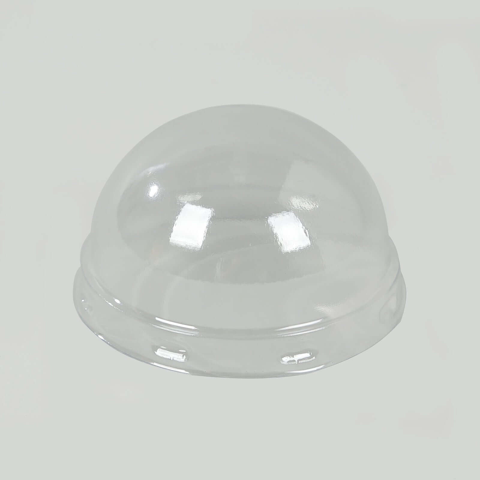 50-Pack Plastic Dome Lids For Cupcake Liners Clear - Food Safe Disposable Baking Cake Cup Lids for Dessert Buffets Bakery Displays & Party Favors 3"