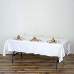 Vinyl Tablecloth Clear Eco-Friendly Rectangle - Heavy-Duty PVC Tablecloth 60"x108" 10 Mil Thick