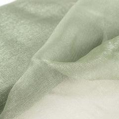 54"x10yd Dusty Sage Green Solid Sheer Chiffon Fabric Bolt, DIY Voile Drapery Fabric