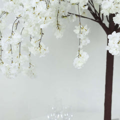Silk Artificial Cherry Blossom Tree White for Gardens Parties & Receptions 5ft