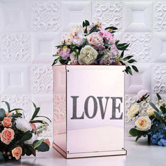 Decorative Rhinestone Alphabet "G" Letter Stickers, Glitter Adhesive Craft Letters Silver DIY Sparkle Embellishments 4"