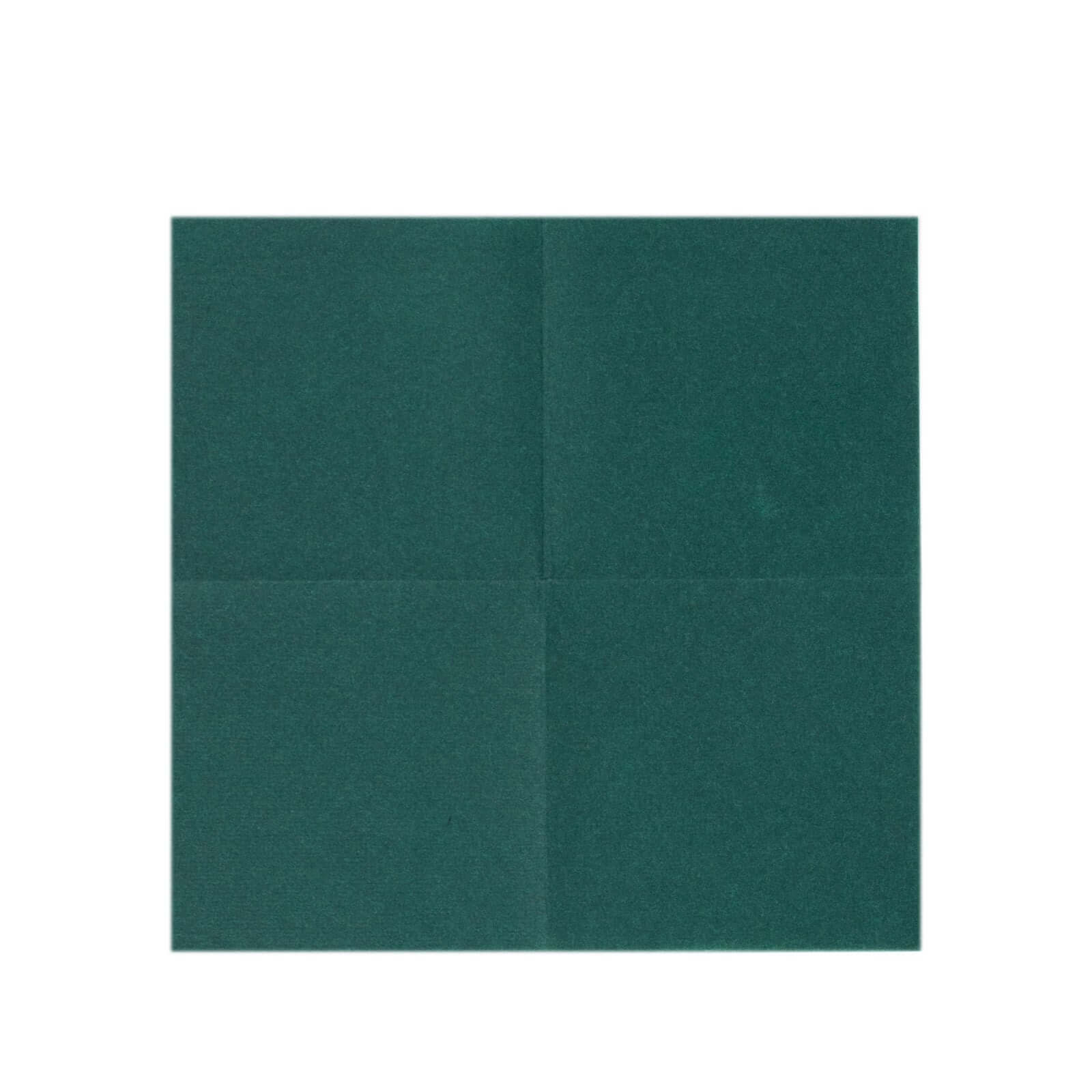 20 Pack Linen-Like Paper 5"x5" Napkins Hunter Emerald Green - Highly Absorbent Airlaid Napkins