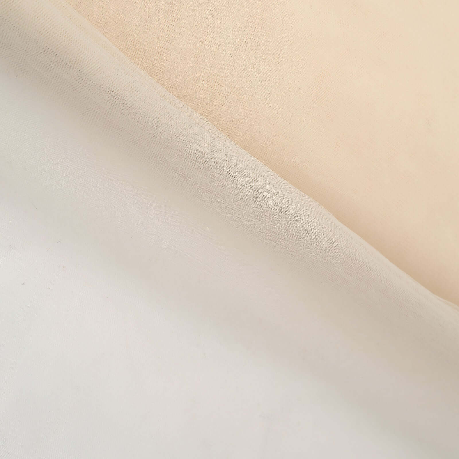 54"x40 Yards Ivory Tulle Fabric Bolt, DIY Crafts Sheer Fabric Roll
