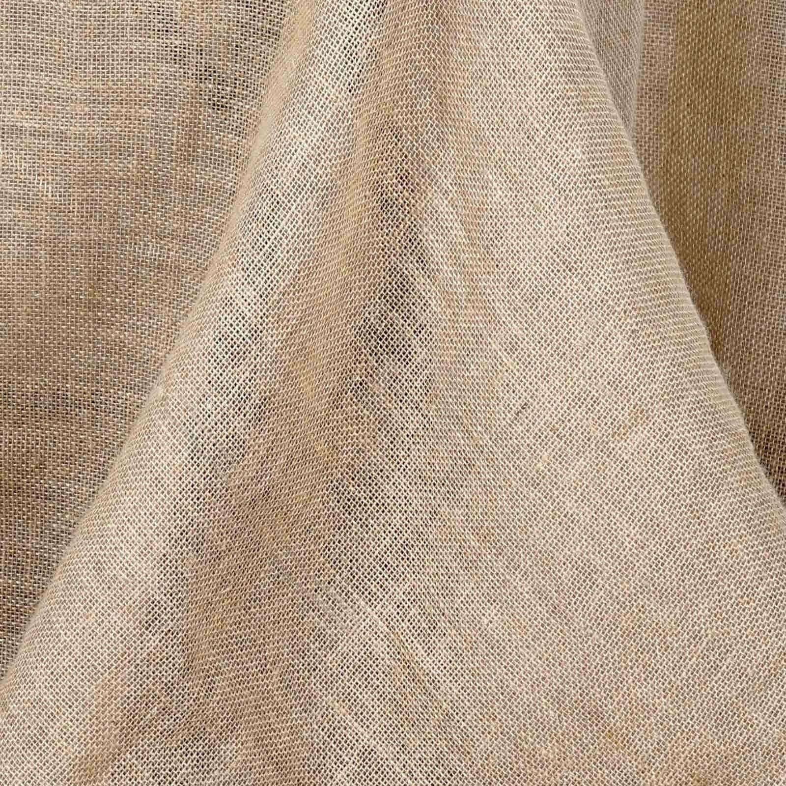 Burlap Jute 60"x102" Rectangle Tablecloth Natural - Rustic Boho Chic Table Linen