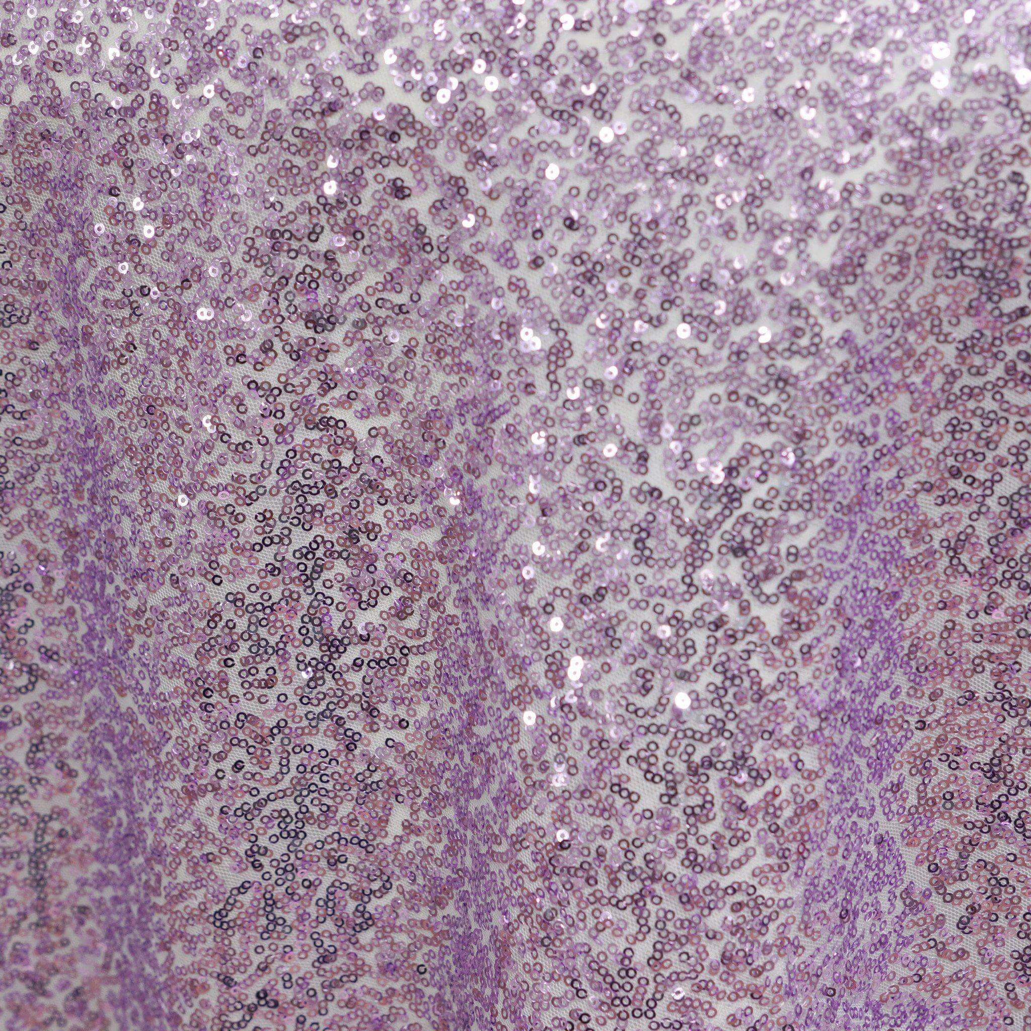 Sequin 72"x72" Table Overlay Square Tablecloth Lavender Lilac - Sparkly Table Cover