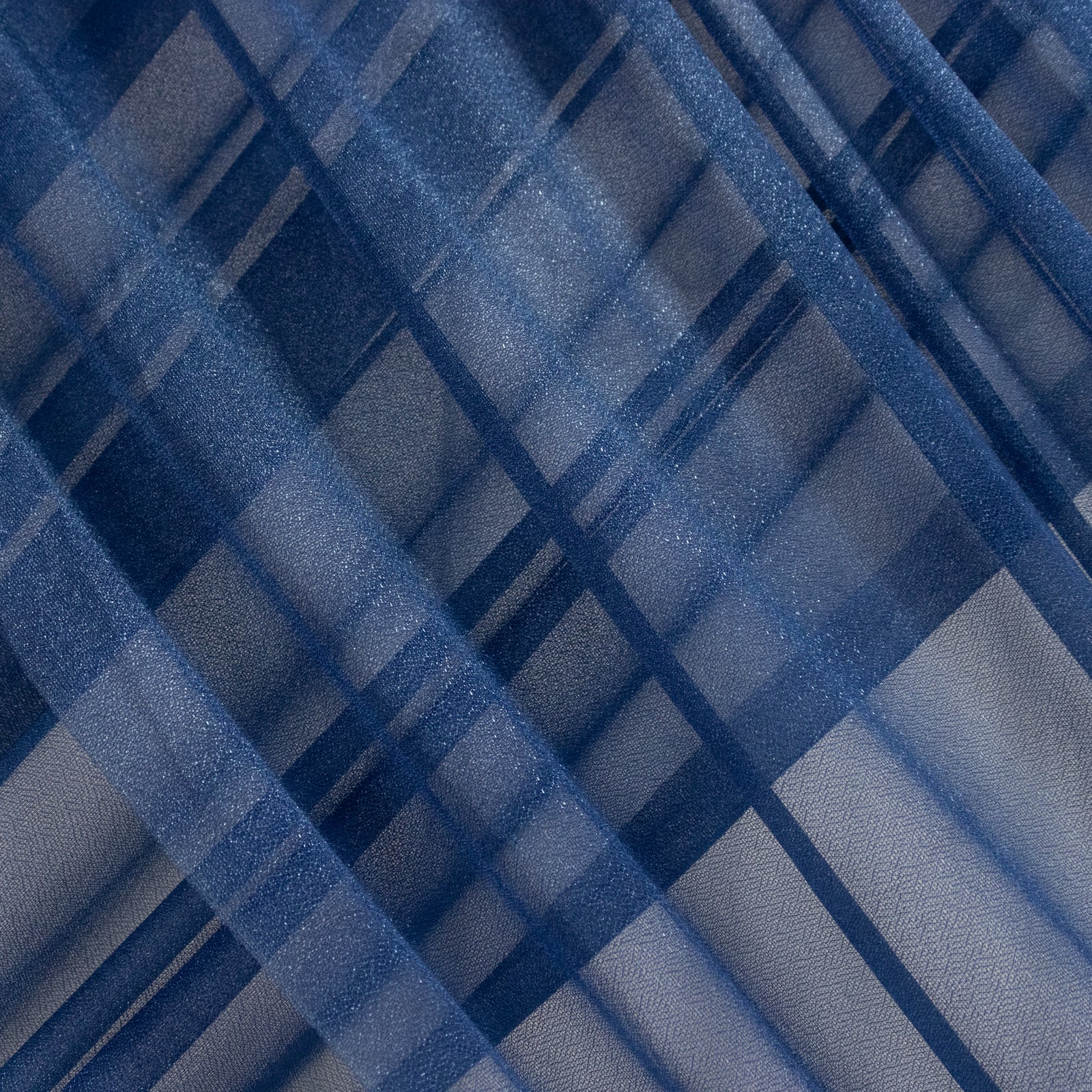 Navy Blue Sheer Backdrop Drape – 5ftx32ft Wedding Arch & Ceiling Decor Panel, Wrinkle Free with Soft Shimmer