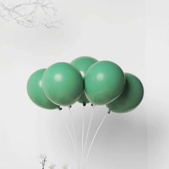 25 Pack 12" Olive Green Double Stuffed Prepacked Latex Balloons