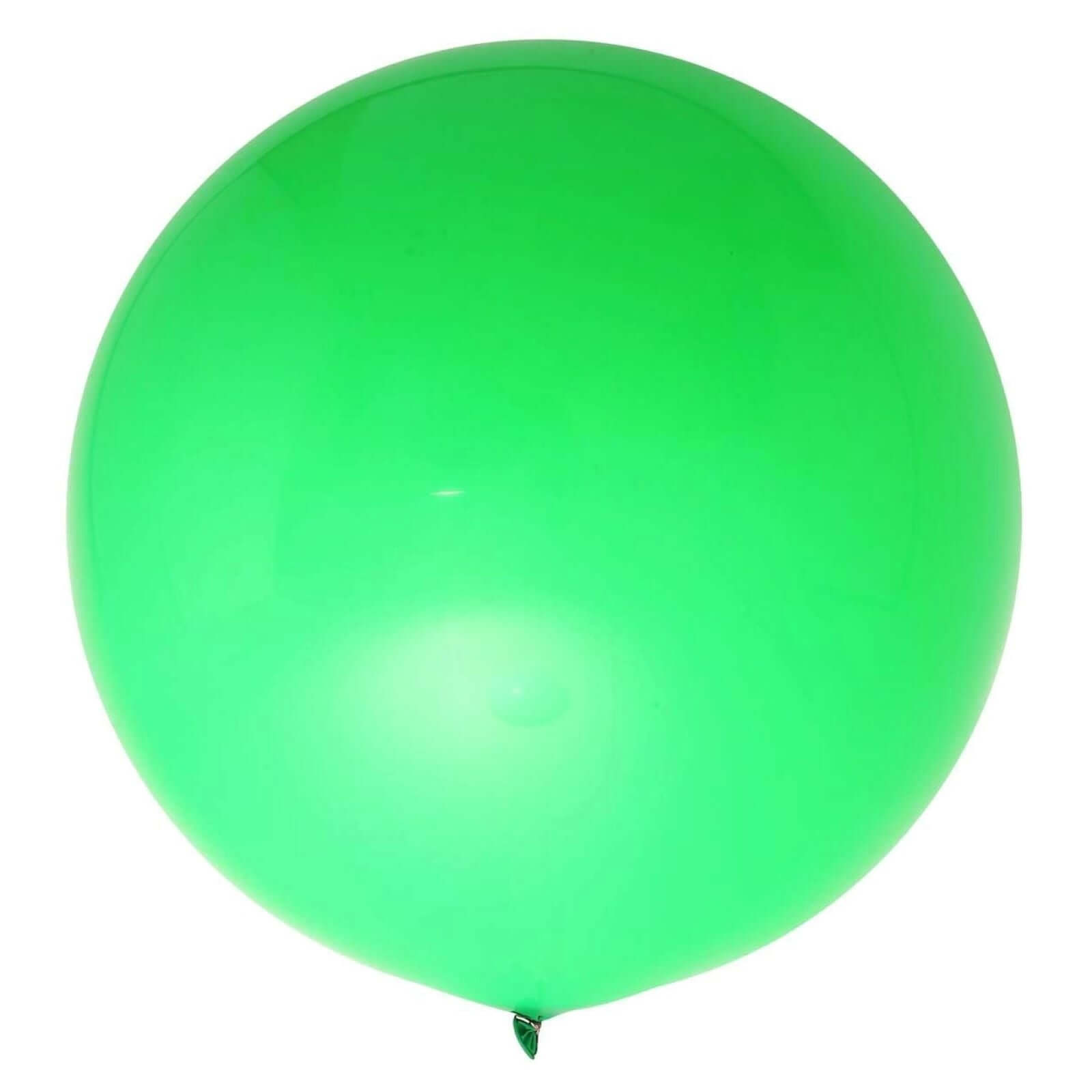 2 Pack 32" Large Matte Green Helium or Air Premium Latex Balloons
