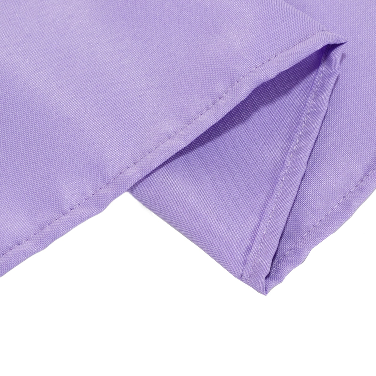 Premium Polyester 90"x132" Rectangle Tablecloth Lavender Lilac - Seamless 220GSM Stain-Resistant Table Cover