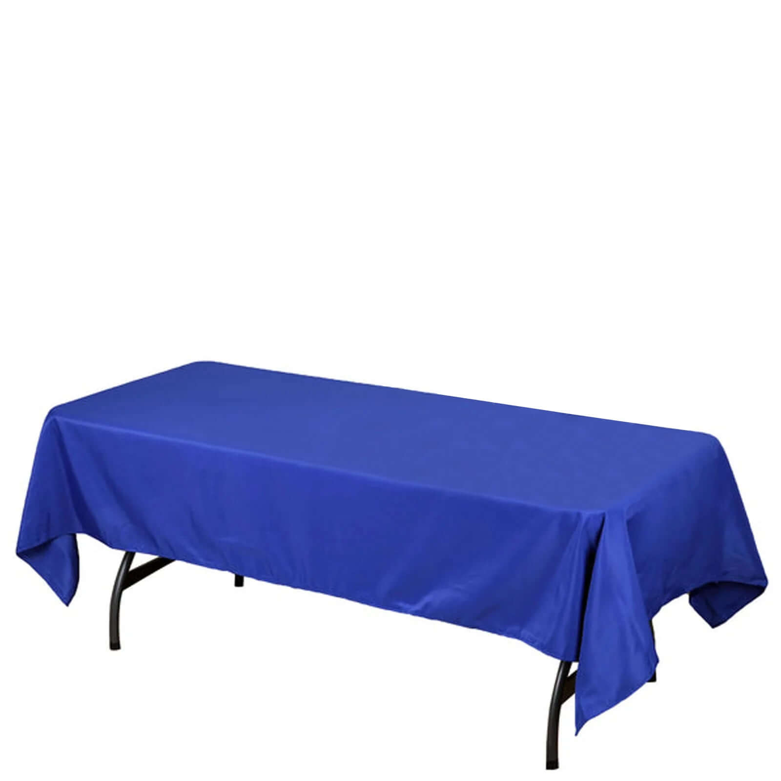 Polyester 60"x102" Rectangle Tablecloth Royal Blue - Durable and Stylish Table Cover