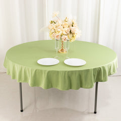 Polyester 60"x126" Rectangle Tablecloth Sage Green - Wrinkle-Resistant Table Cover