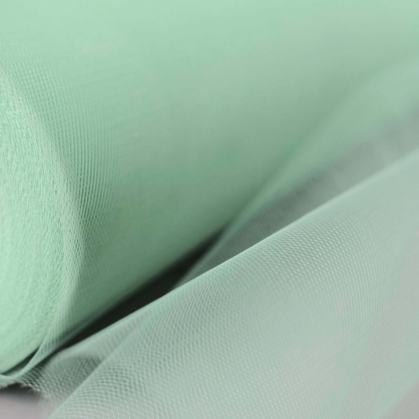 18"x100 Yards Sage Green Tulle Fabric Bolt, Sheer Fabric Spool Roll For Crafts