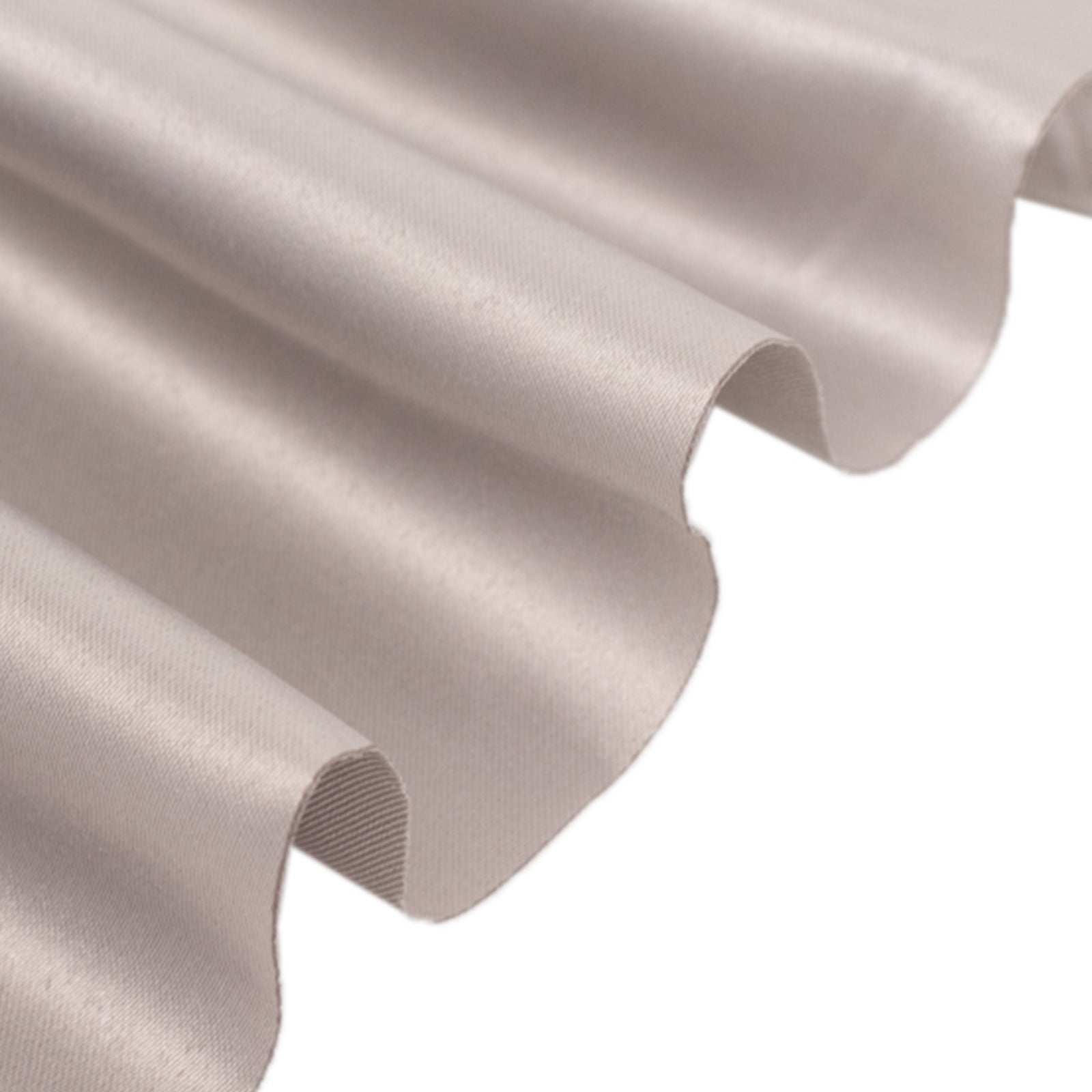 54"x10 Yards Silver Lamour Satin Fabric Bolt, Heavy Matte Satin Fabric By The Yard