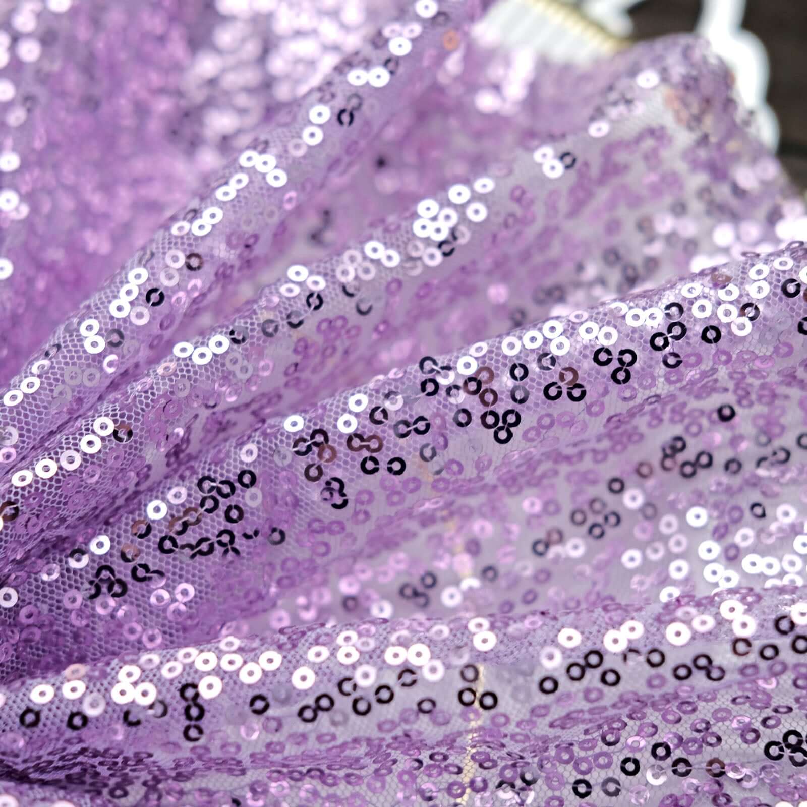 Sequin 20"x20" Napkin Lavender Lilac - Shimmering Dinner Napkin