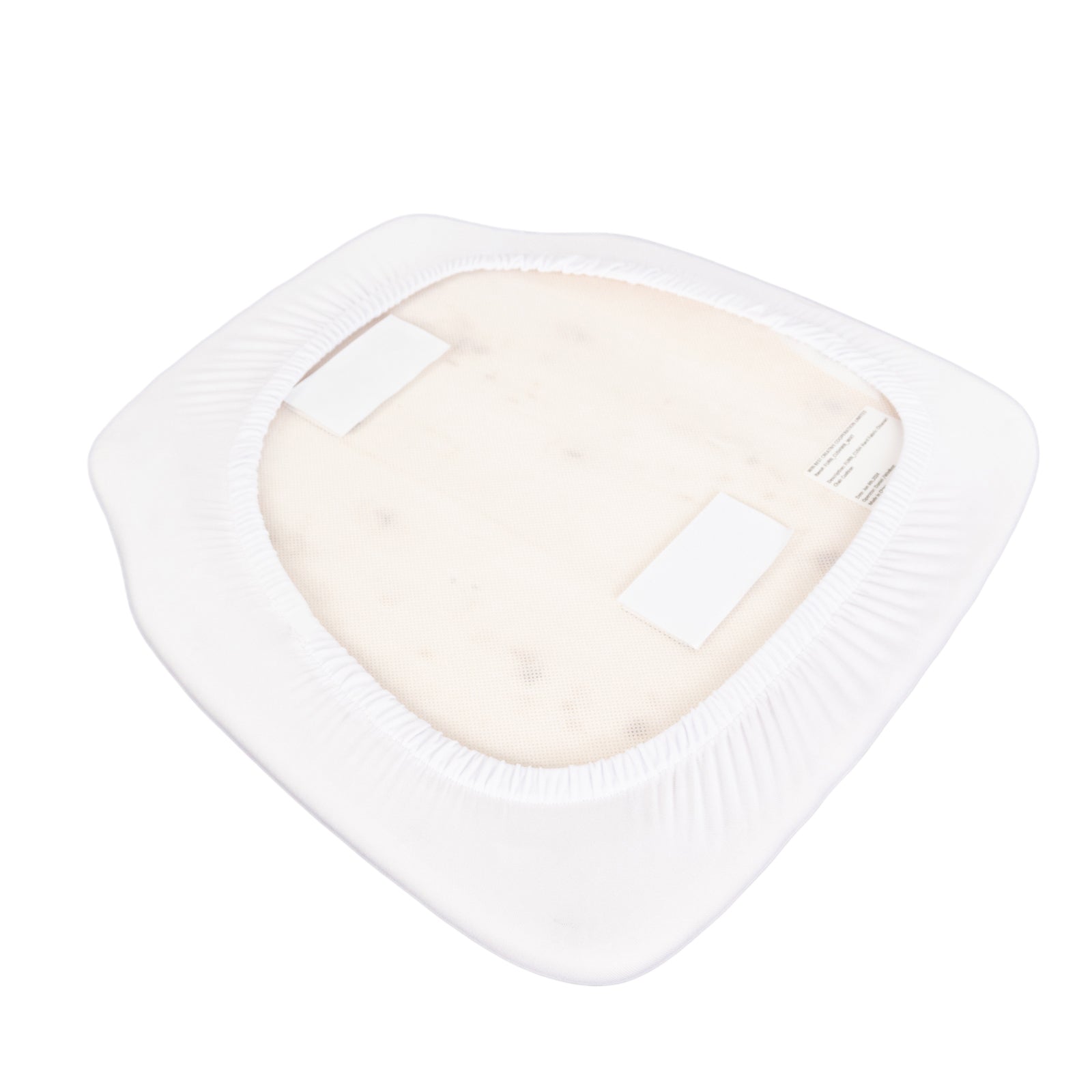 5 Pack Spandex Seat Pad Slipcovers for Chiavari White - Washable Stretch Fitted Design for Dining Chairs