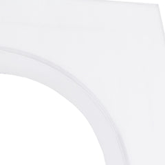 8ft White Spandex Backdrop Stand Cover for Arc de Triomphe Stand, Stretch Fitted Floral Balloon Frame Wedding Arch Cover