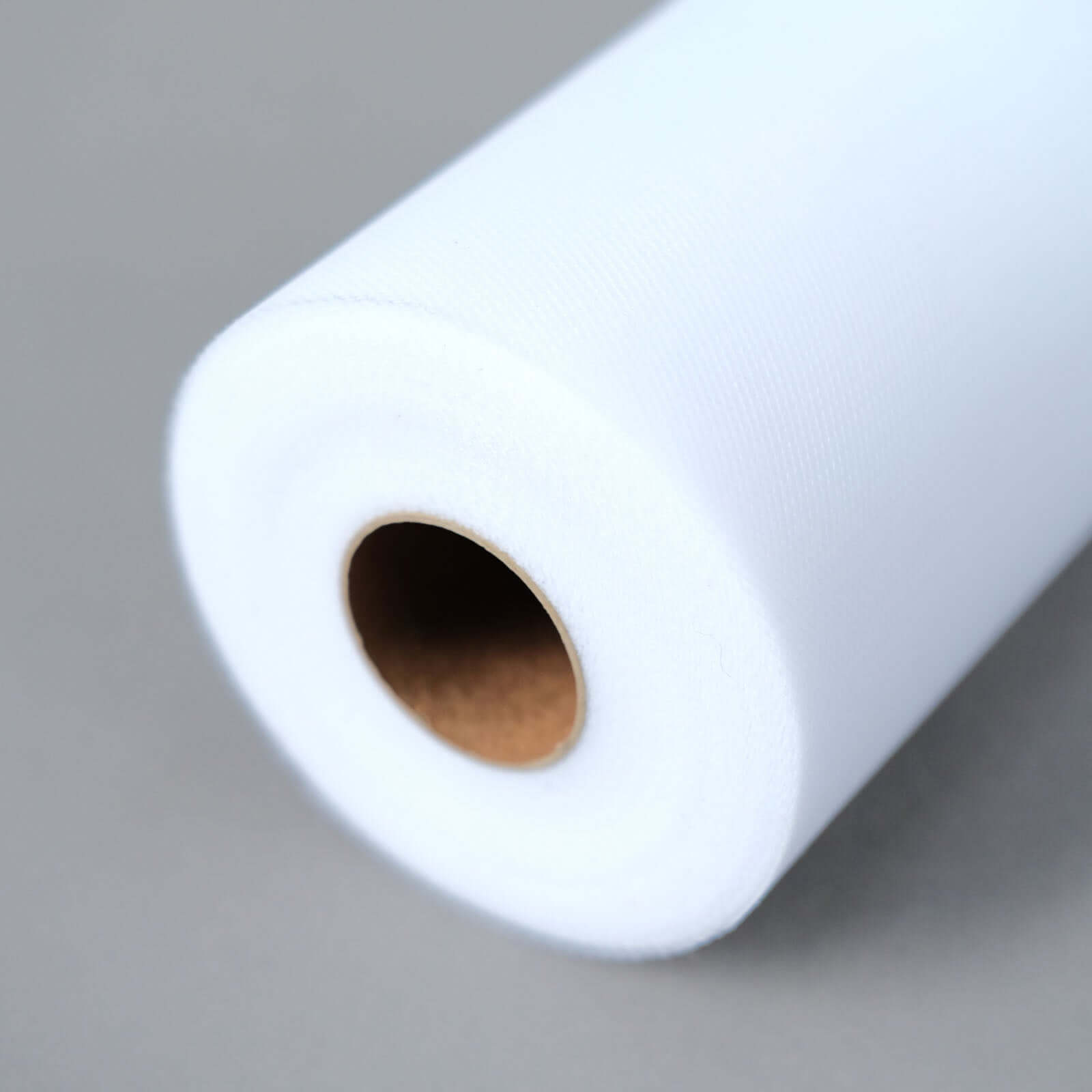 6"x100 Yards White Tulle Fabric Bolt, Sheer Fabric Spool Roll For Crafts