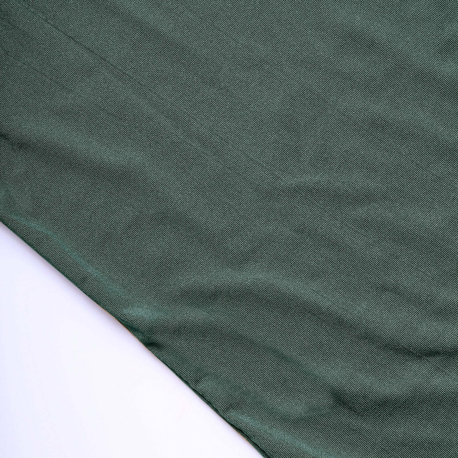 8ft Hunter Emerald Green Spandex Fitted Open Arch Wedding Arch Cover, Double-Sided U-Shaped Backdrop Slipcover