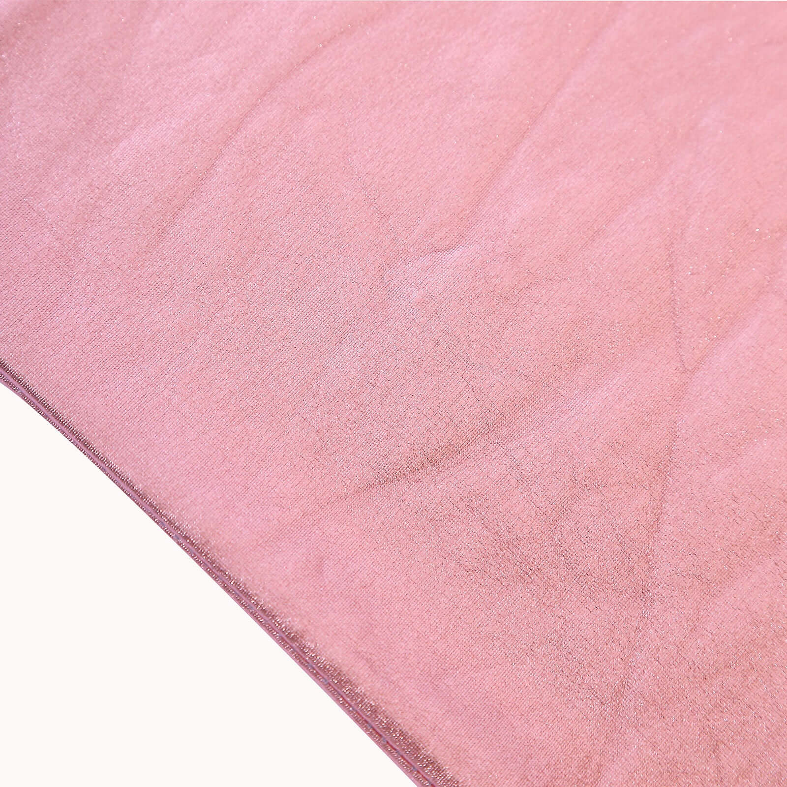 Set of 5 Metallic Rose Gold Spandex Cylinder Pedestal Stand Covers, Shiny Stretchable Pillar Prop Covers - 130 GSM