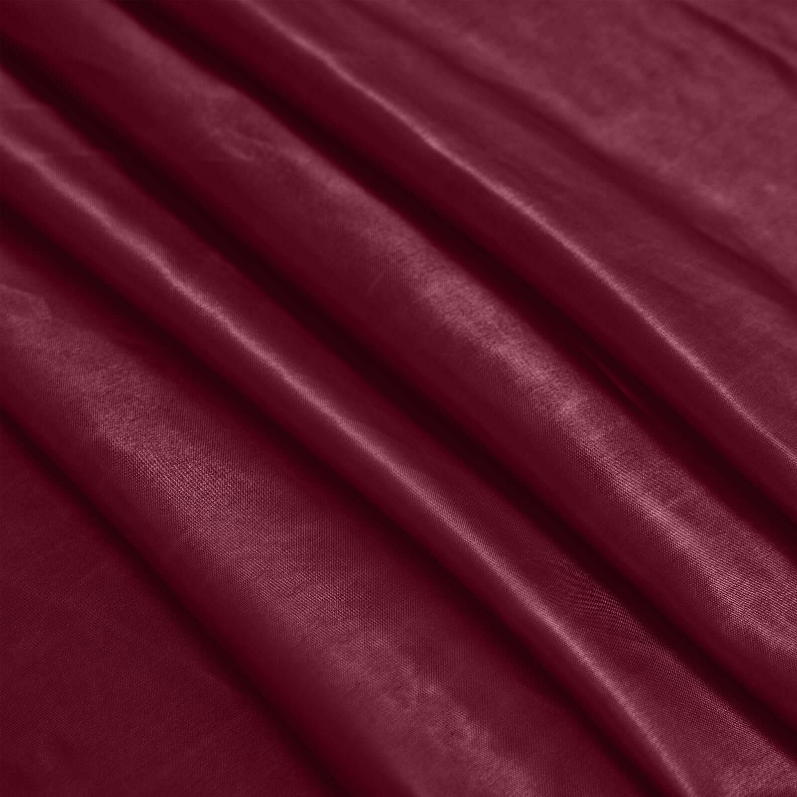 Satin 120" Round Tablecloth Burgundy - Stylish Seamless Table Cover