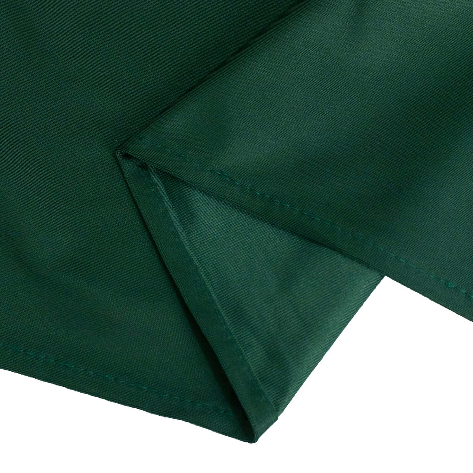 Scuba Rectangular 90"x156" Tablecloth Hunter Emerald Green - Wrinkle Free, Stain Resistant & Seamless Table Cover