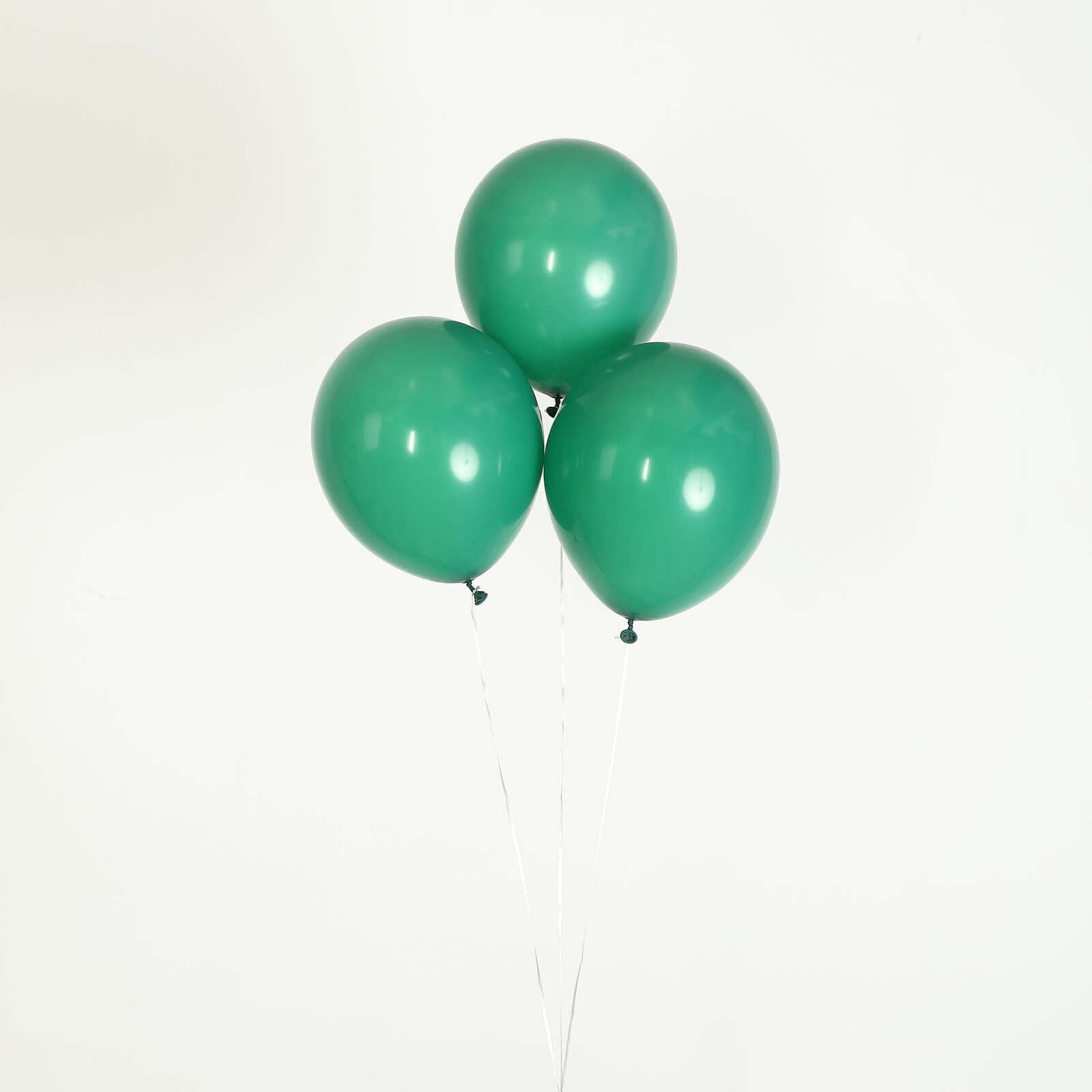 25 Pack 12" Matte Pastel Hunter Emerald Green Helium Air Latex Party Balloons