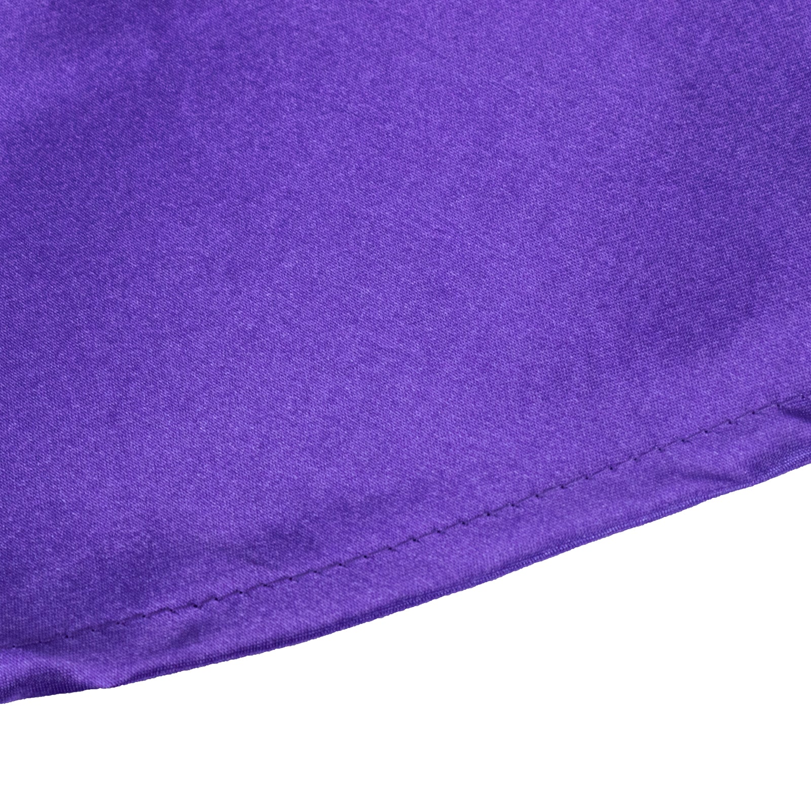 Satin 132" Round Tablecloth Purple - Stylish Seamless Table Cover