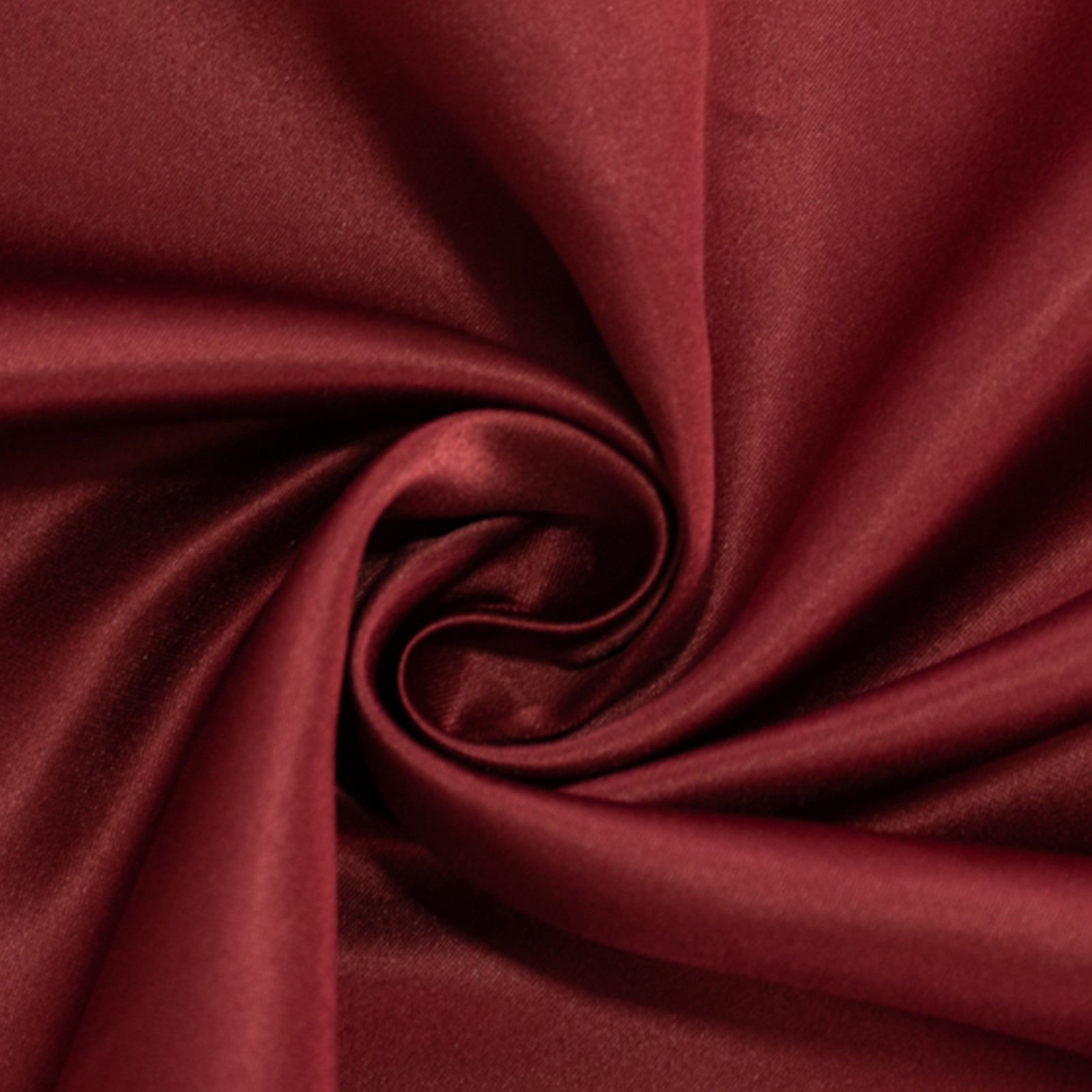 Lamour Satin 120" Round Tablecloth Burgundy - Seamless Table Cover with Soft Tempered Sheen