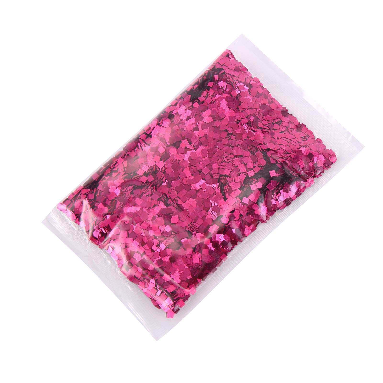 Chunky Glitter Metallic Hot Pink - Nontoxic Confetti Glitter for Fun DIY Projects Kids' Crafts Resin Art & Festival Decor 50g Bag