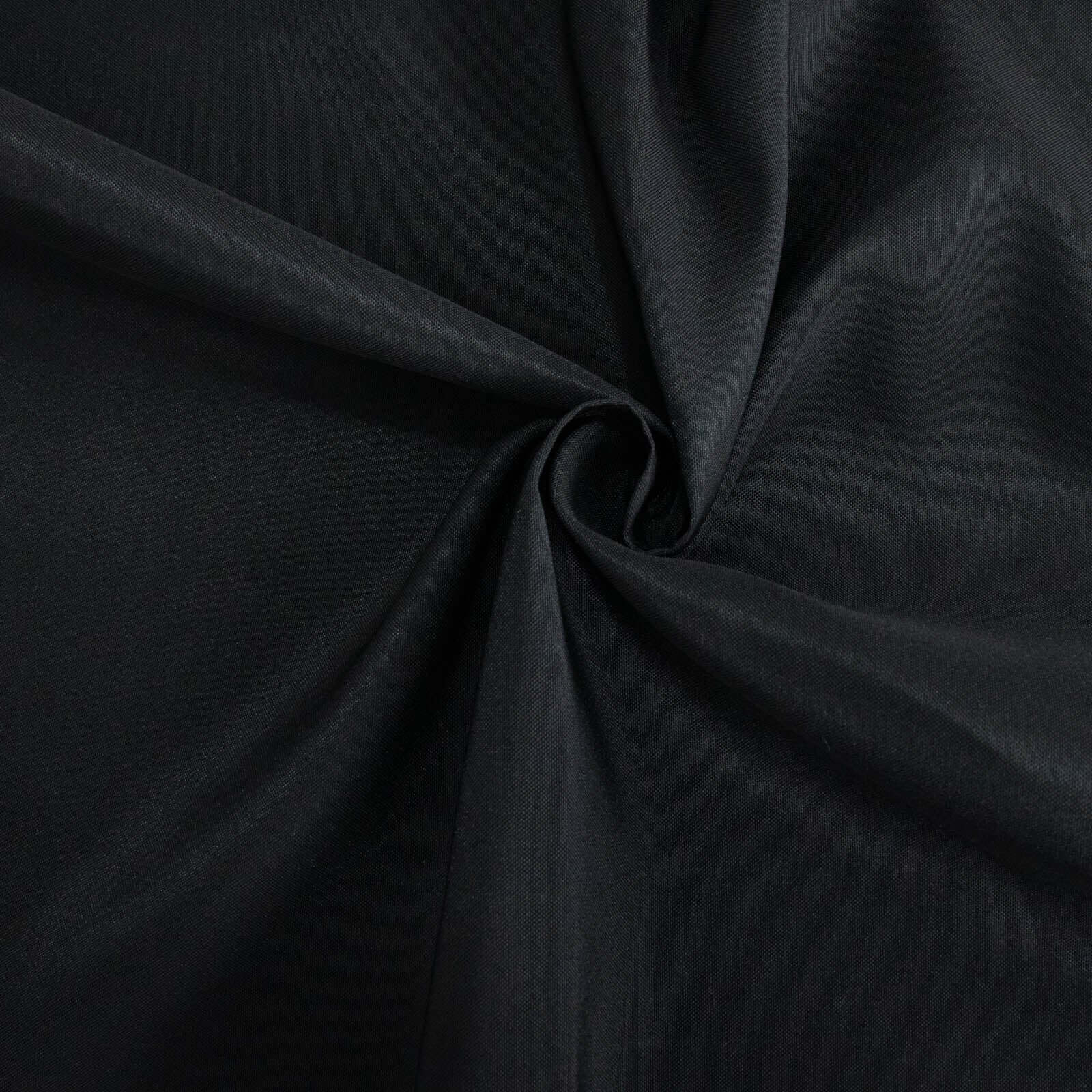 Premium Polyester 54"x96" Rectangle Tablecloth Black - Durable 220GSM Stain-Resistant Fabric Table Cover