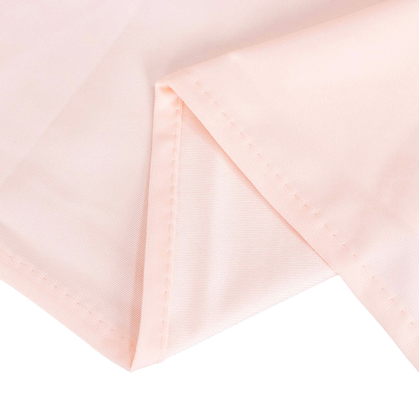 Scuba Rectangular 60"x102" Tablecloth Blush - Wrinkle Free & Stain Resistant Table Cover