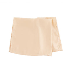 5 Pack Lamour Satin 20"x20" Napkins Beige - Soft Matte Finish Dinner Napkins